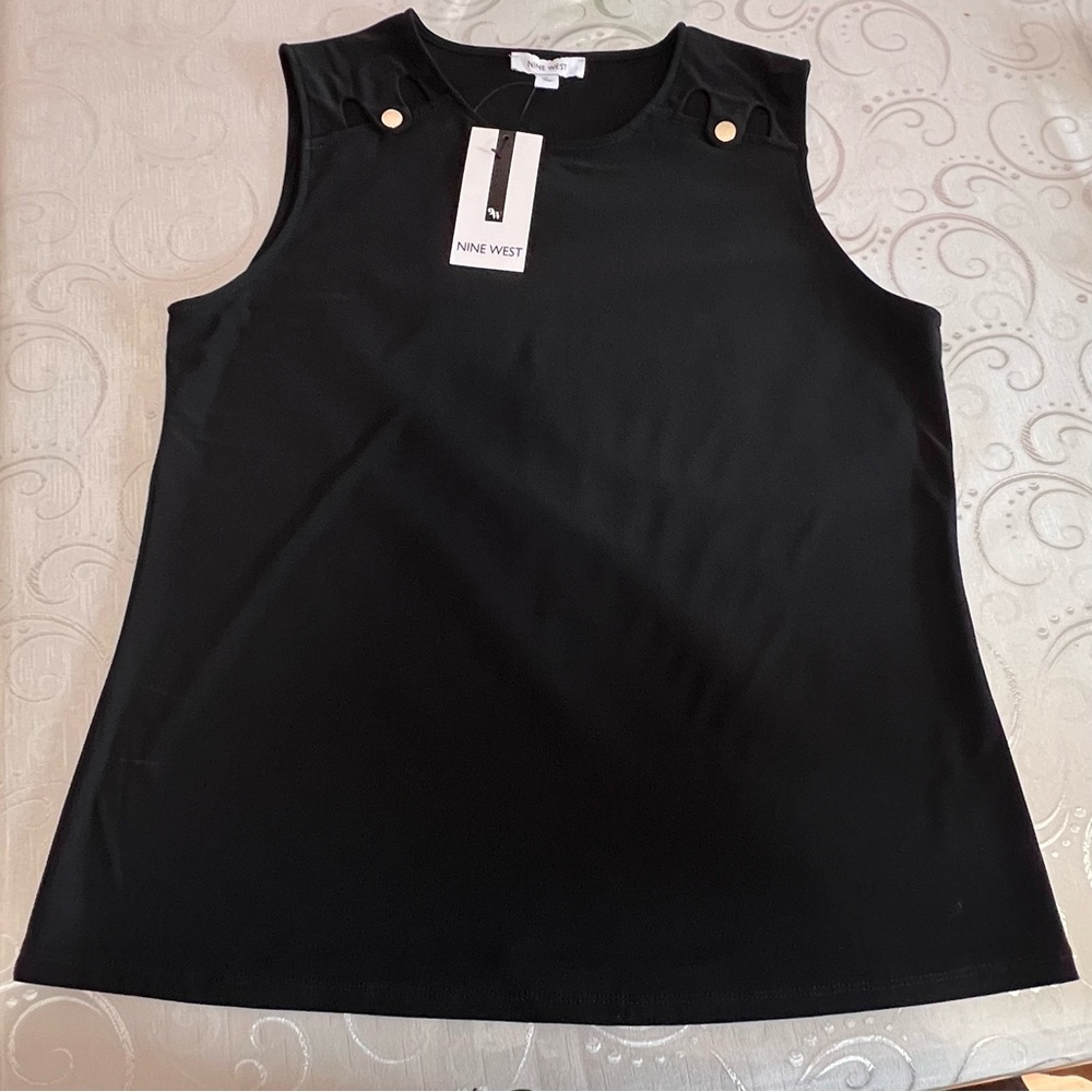 Nine West women black top